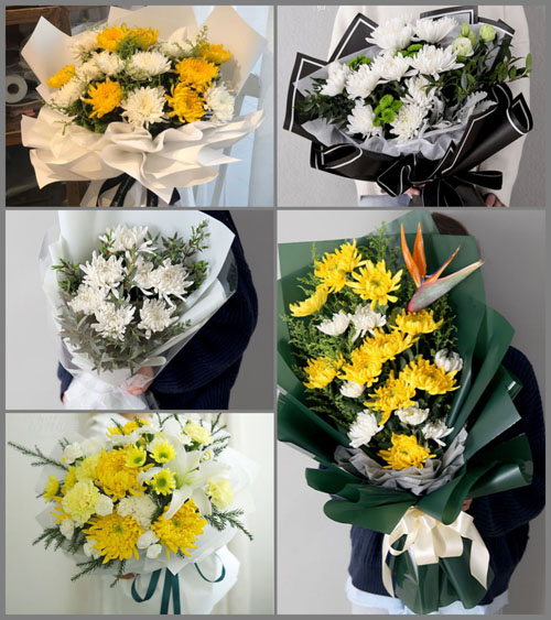 广东潮州市潮安区登塘镇新西坑村白事花束代送